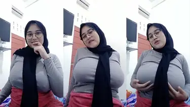 Acha Jilbab Dada Gede Montok Viral Sosmed 2026 poster